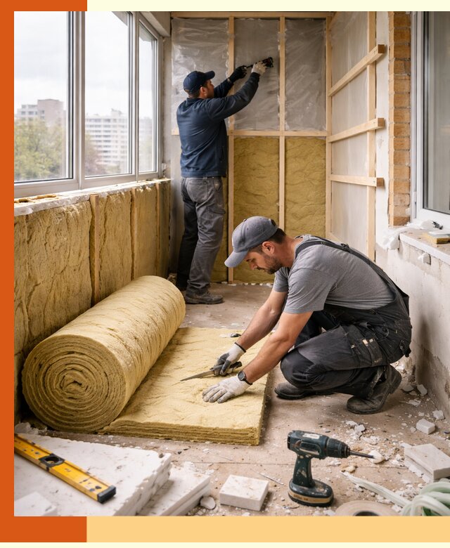 Утепление балкона под ключ в Ижевске качественно и быстро